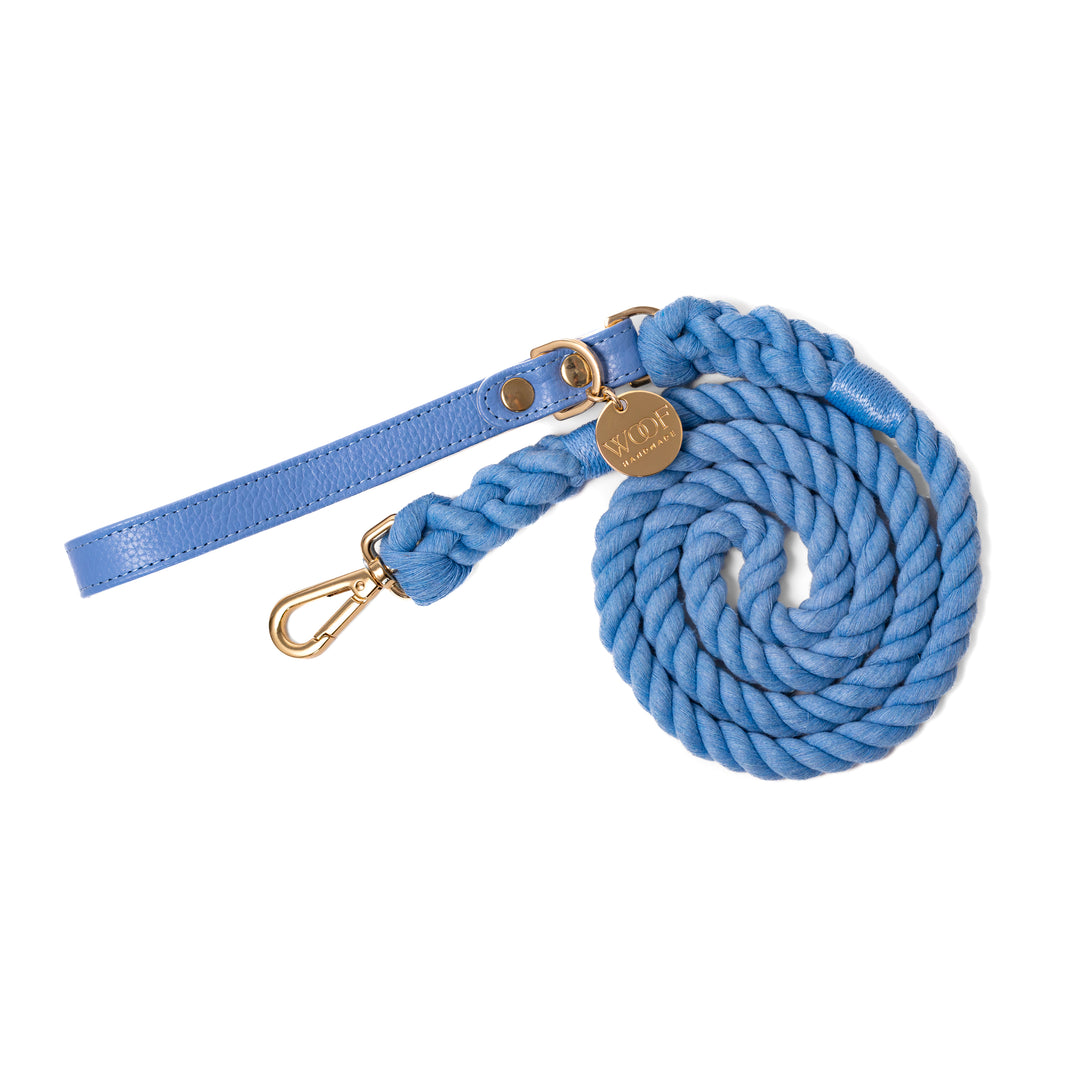 Periwinkle Rope Leash