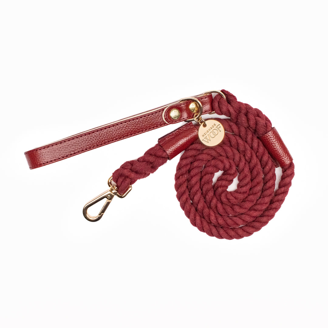 Merlot Rope Leash